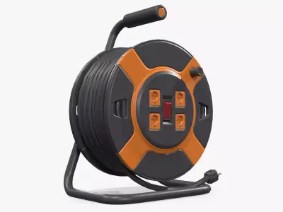 Power Station Portable Outlet Low-poly 3D model