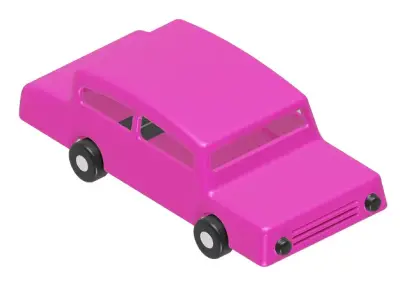 Kids Car Toy 3D model