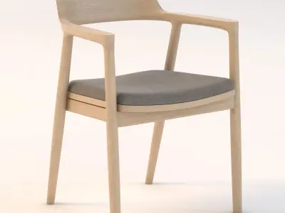 Hiroshima Lounge Chair 3D model