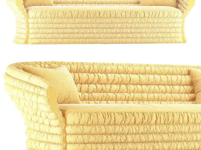CORNELIO CAPPELLINI SOFA Low-poly 3D model