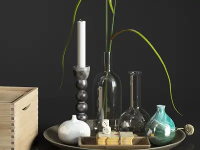 Decor for coffee table 3D model