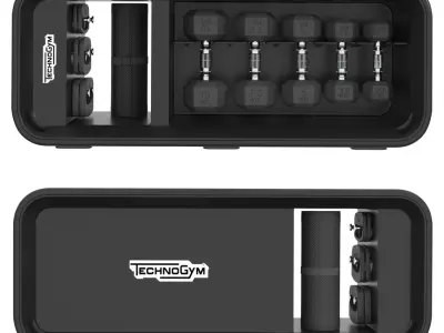 Technogym Bench 3D model