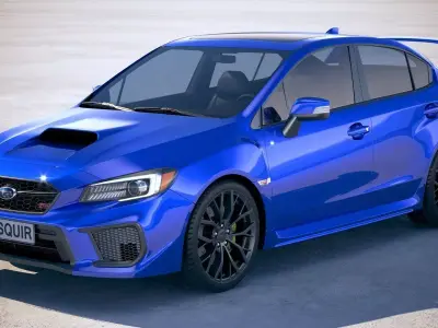 Subaru WRX STI s209 2019 3D model