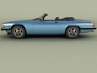 Jaguar XJ-S cabrio 3D model