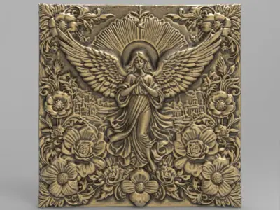 Angle frame cnc model  3D print model