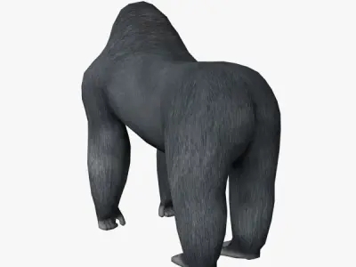 Gorilla Low-poly 3D model shop