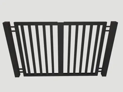 Door 3D Model Low-poly 3D model