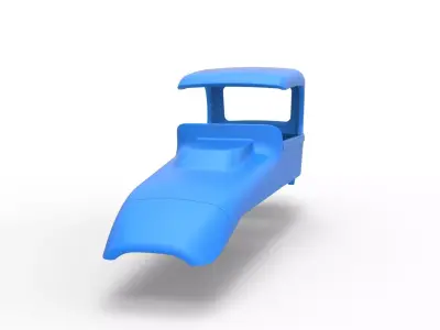 Shell of Vintage Sprint car Scale 1 to 25 3D print model