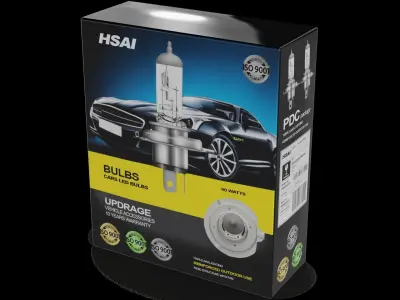 Car bulbs Car Bulbs Low-poly 3D model