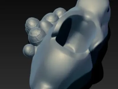 flower pots with a cute Easter bunny theme Free 3D print model