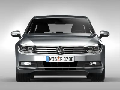 Volkswagen Passat 2015 3D model