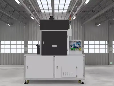 UV curing oven Low-poly 3D model