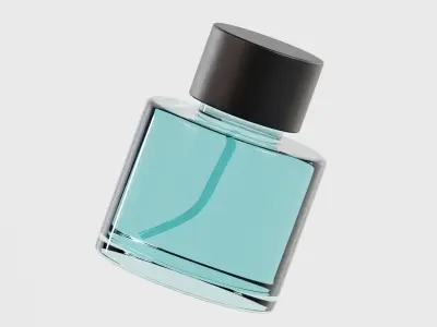 Perfume bottle 01 Low-poly 3D model