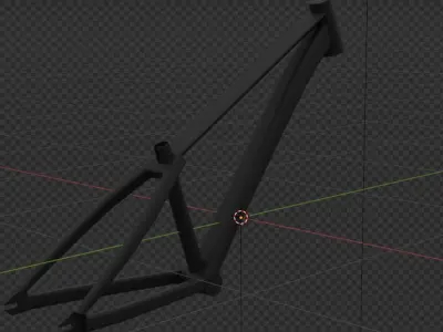 dirt jumper frame 3D model