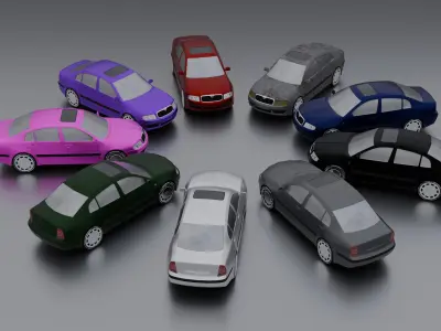 Skoda Superb 3U  3D model