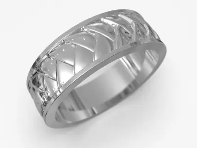 Womens ring size US 6 3D print model
