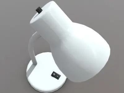 Lamp 2 desk Free low-poly 3D model