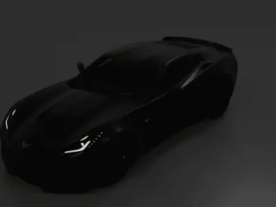 Chevrolet Corvette C7 Stingray high quality model 3D model