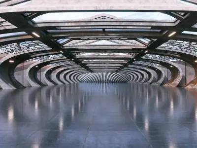 Vehicle Rendering Scene - Architectural Background - V1U8 3D model