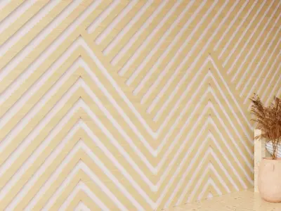 Wall wood Set2 V02 3D model