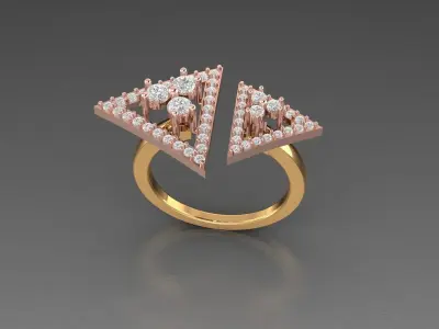 DIAMOND RING Free 3D print model 6
