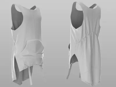 Puffer Tshirt 3D model