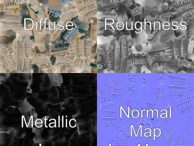 Leaning Tower of Pisa Iconic Architecture Model Low-poly 3D model