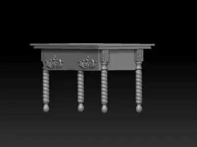 CLASSIC DESK  3D print model