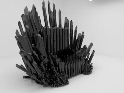 Crystal Throne 3D model