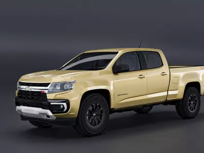 Chevrolet Colorado truck 2023 Low-poly 3D model