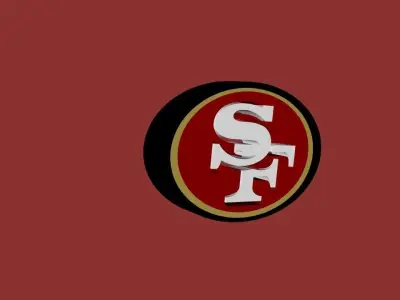 San Francisco 49ers Team Logo 3D model