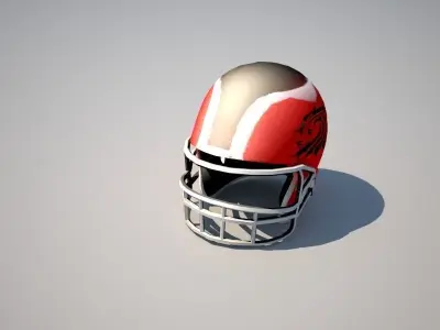 Helmet football Free 3D model