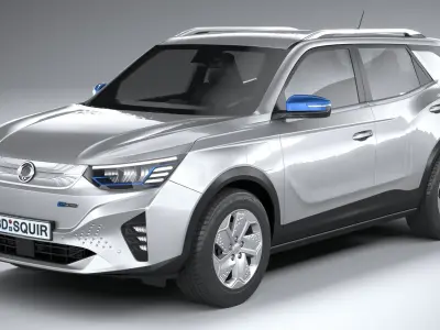 Ssangyong Korando EMotion 2023 3D model