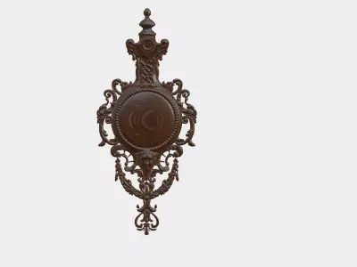 Wooden Clock Decor For Wood Carving 3D print model get