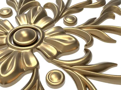  decorative pattern ready for 3D printing 3D model 8