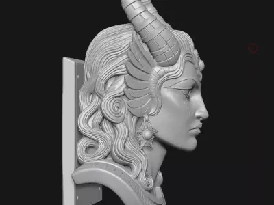 Evil Goddess 3D print model
