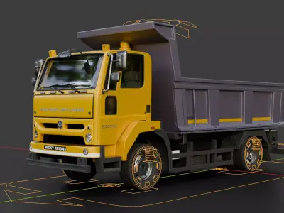 Ashok Leyland Ecomet 1215 Star Tipper 3D model