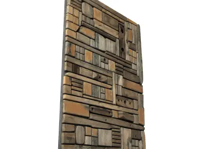 Wood panel n11 3D model
