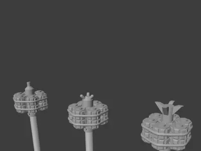 Exploding Lance Tip Free 3D print model