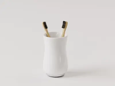 Bathroom Accessories Set 01 3D model