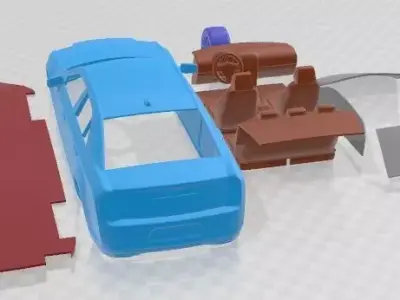 Chrysler 300 2015 Printable Car  3D print model