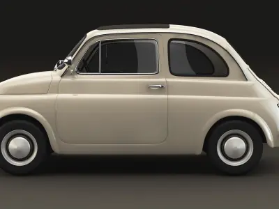 Fiat 500 3D model