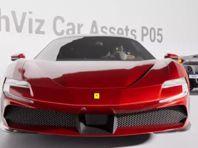 ArchViz Car Assets P05 - Unreal Engine 5 3D model