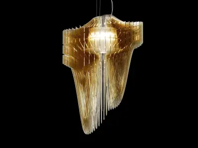 Aria Suspension Pendant by Zaha Hadid for 3DsMax and Corona 3D model