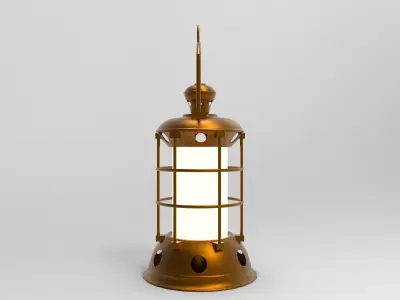 lantern B brass 3D model