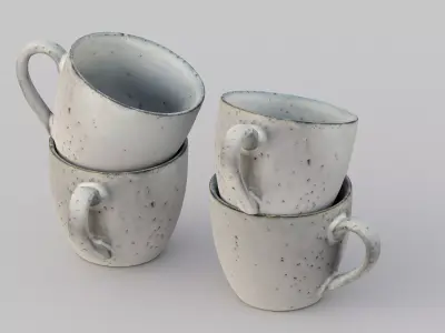 Broste Copenhagen Espresso Cup Low-poly 3D model