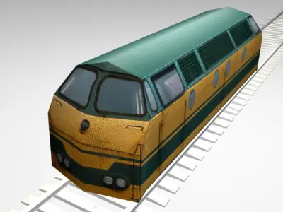 Locomotive 3D model