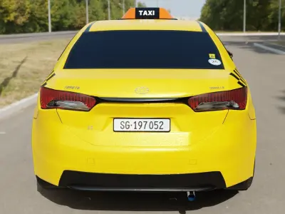 taxi car 3D model