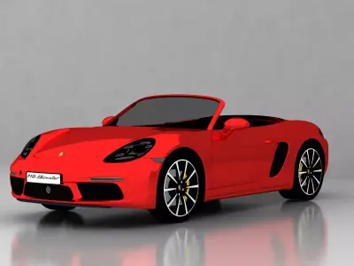 Porsche Boxster Model 2020 3D model