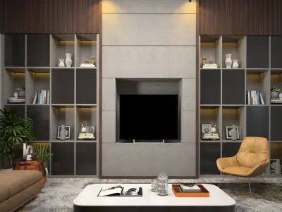 Living Room 2021 3D model